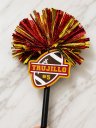 Personalized Football Spirit Pom Pom | Custom Player Name & Number Cheer Stick | Team Spirit Wand | Football Mom Gift